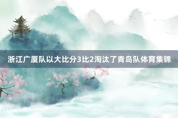 浙江广厦队以大比分3比2淘汰了青岛队体育集锦