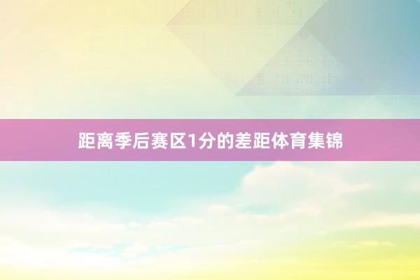 距离季后赛区1分的差距体育集锦