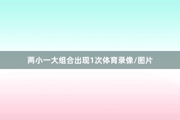 两小一大组合出现1次体育录像/图片