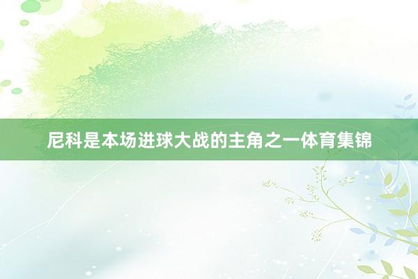 尼科是本场进球大战的主角之一体育集锦