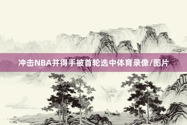冲击NBA并得手被首轮选中体育录像/图片