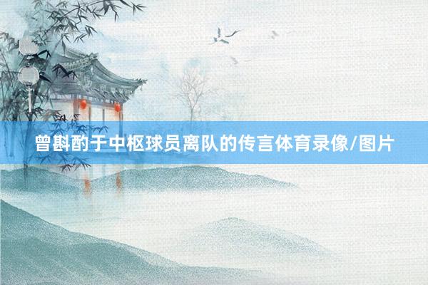 曾斟酌于中枢球员离队的传言体育录像/图片
