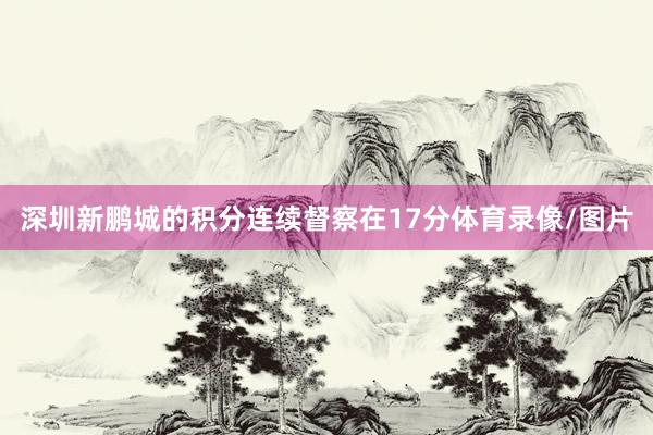 深圳新鹏城的积分连续督察在17分体育录像/图片