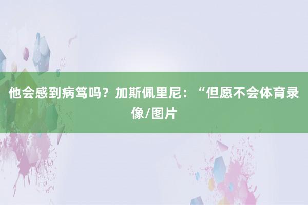 他会感到病笃吗？加斯佩里尼：“但愿不会体育录像/图片