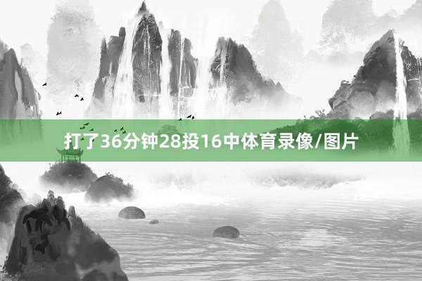 打了36分钟28投16中体育录像/图片
