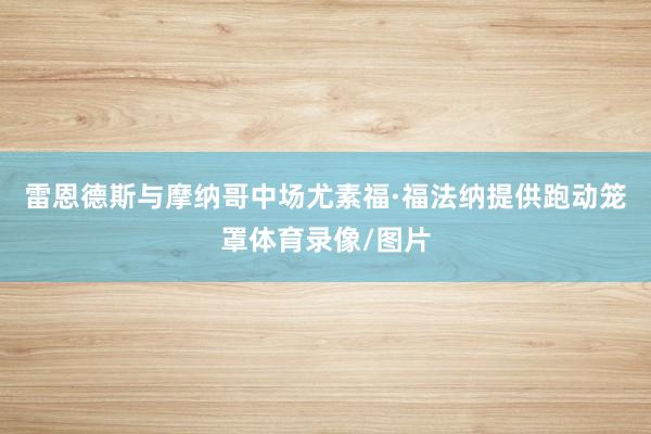 雷恩德斯与摩纳哥中场尤素福·福法纳提供跑动笼罩体育录像/图片