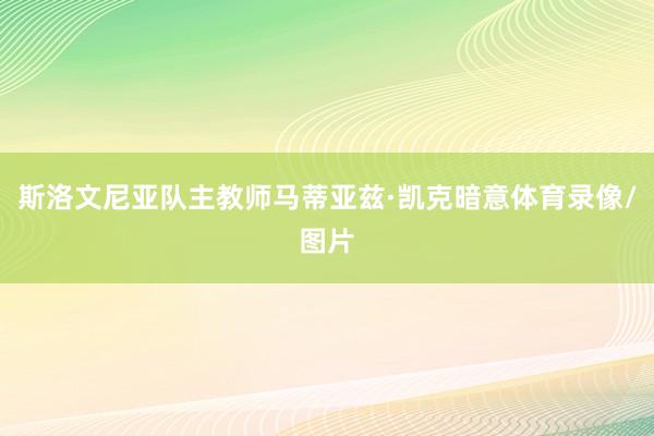 斯洛文尼亚队主教师马蒂亚兹·凯克暗意体育录像/图片